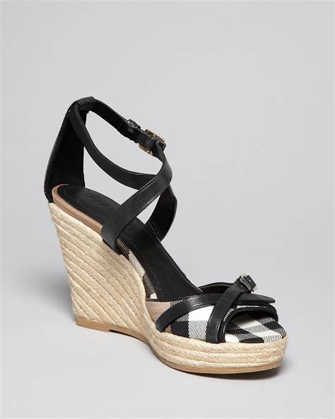 burberry espadrille wedges|burberry sandals outlet.